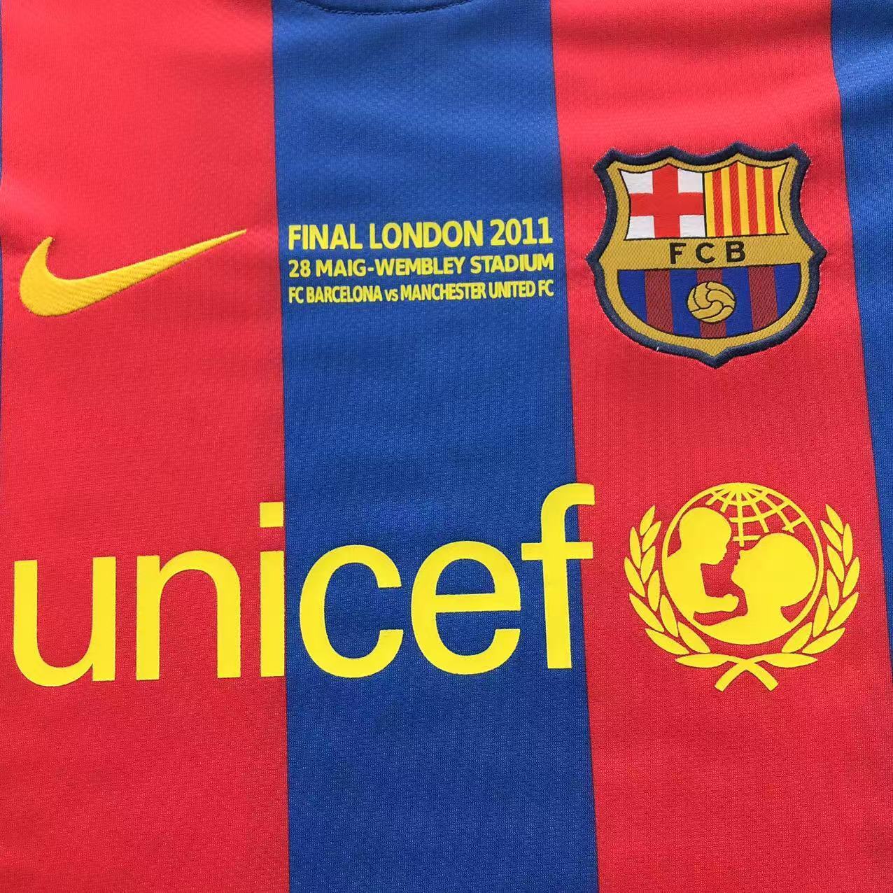 FC Barcelona Retro Jersey 2011/2012 UCL Final